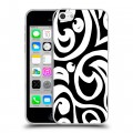 Дизайнерский пластиковый чехол для Iphone 5c Черно-белые фантазии