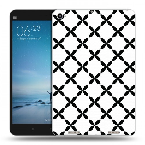 Дизайнерский силиконовый чехол для Xiaomi Mi Pad 2 Черно-белые фантазии