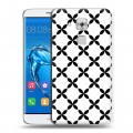Дизайнерский пластиковый чехол для Huawei Nova Plus Черно-белые фантазии