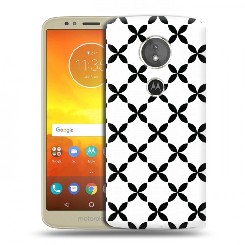 Дизайнерский силиконовый чехол для Motorola Moto E5 Черно-белые фантазии