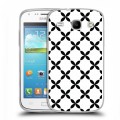 Дизайнерский пластиковый чехол для Samsung Galaxy Core Черно-белые фантазии