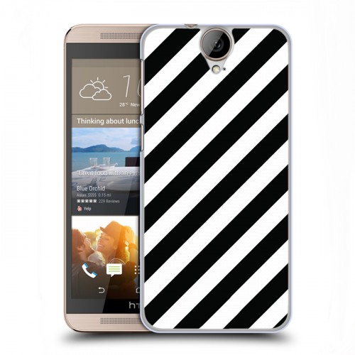 Дизайнерский пластиковый чехол для HTC One E9+ Черно-белые фантазии