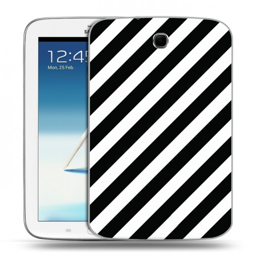 Дизайнерский силиконовый чехол для Samsung Galaxy Note 8.0 Черно-белые фантазии