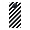 Дизайнерский силиконовый чехол для Nokia G20 Черно-белые фантазии