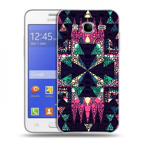 Дизайнерский пластиковый чехол для Samsung Galaxy J7 Кожа хамелеона