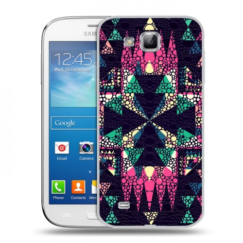 Дизайнерский пластиковый чехол для Samsung Galaxy Premier Кожа хамелеона