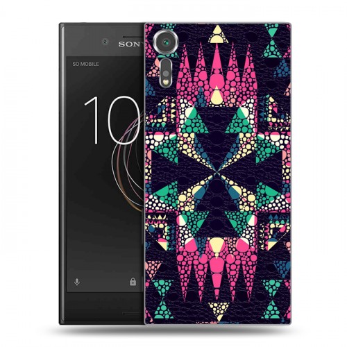 Дизайнерский пластиковый чехол для Sony Xperia XZs Кожа хамелеона