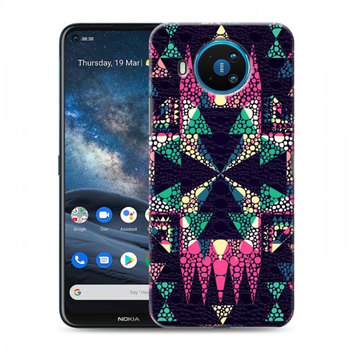 Дизайнерский силиконовый чехол для Nokia 8.3 Кожа хамелеона