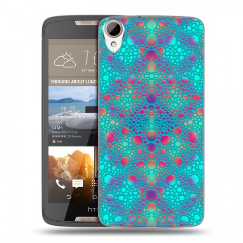 Дизайнерский пластиковый чехол для HTC Desire 828 Кожа хамелеона