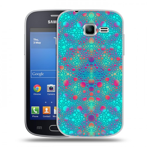 Дизайнерский пластиковый чехол для Samsung Galaxy Trend Lite Кожа хамелеона