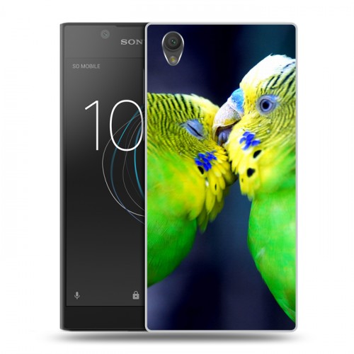 Дизайнерский пластиковый чехол для Sony Xperia L1 Попугаи