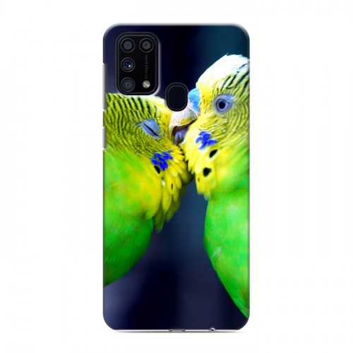 Дизайнерский силиконовый чехол для Samsung Galaxy M31 Попугаи