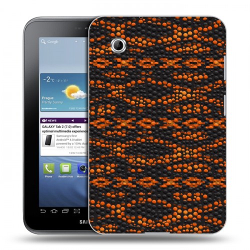 Дизайнерский силиконовый чехол для Samsung Galaxy Tab 2 7.0 Кожа хамелеона