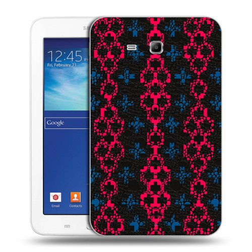 Дизайнерский силиконовый чехол для Samsung Galaxy Tab 3 Lite Кожа хамелеона