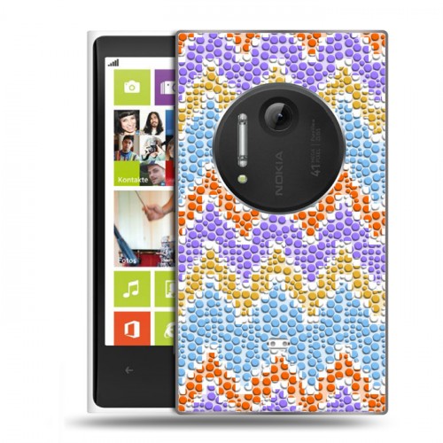 Дизайнерский пластиковый чехол для Nokia Lumia 1020 Кожа хамелеона