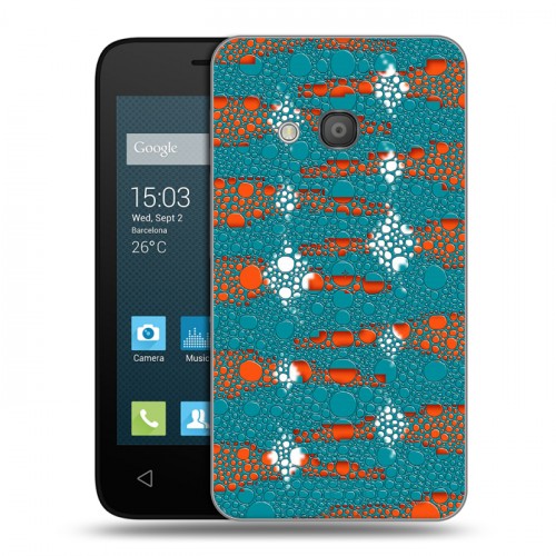 Дизайнерский силиконовый чехол для Alcatel One Touch Pixi 4 (4) Кожа хамелеона