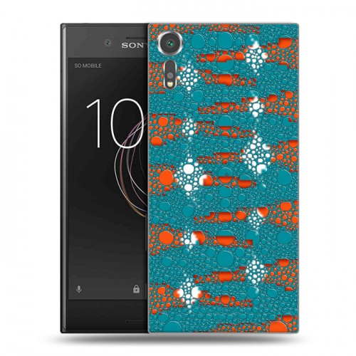 Дизайнерский пластиковый чехол для Sony Xperia XZs Кожа хамелеона
