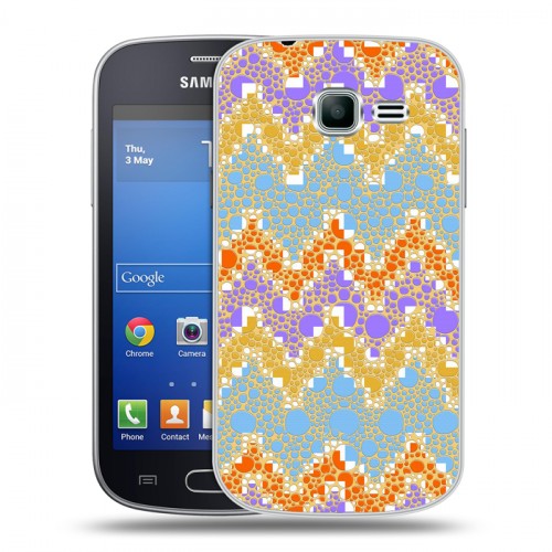 Дизайнерский пластиковый чехол для Samsung Galaxy Trend Lite Кожа хамелеона