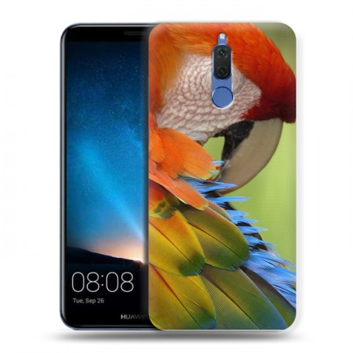 Дизайнерский силиконовый чехол для Huawei Nova 2i Попугаи