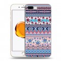 Дизайнерский силиконовый чехол для Iphone 7 Plus / 8 Plus Ацтекская флористика