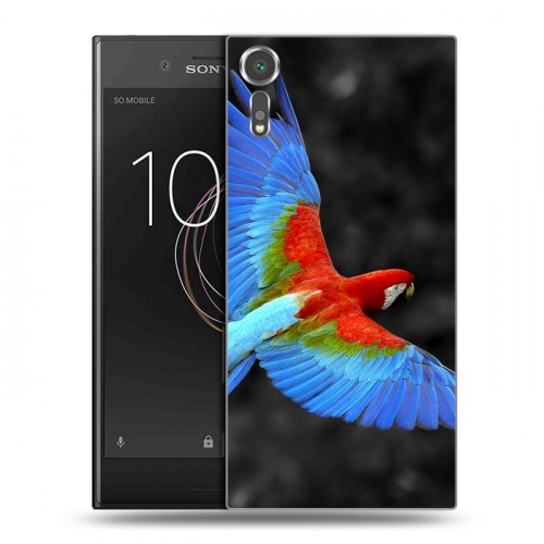 Дизайнерский пластиковый чехол для Sony Xperia XZs Попугаи