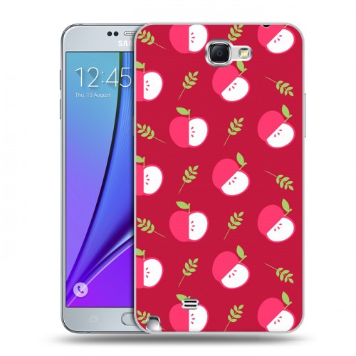 Дизайнерский пластиковый чехол для Samsung Galaxy Note 2 Фруктово-арбузные узоры