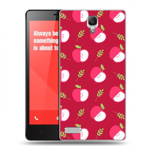 Дизайнерский силиконовый чехол для Xiaomi RedMi Note Фруктово-арбузные узоры