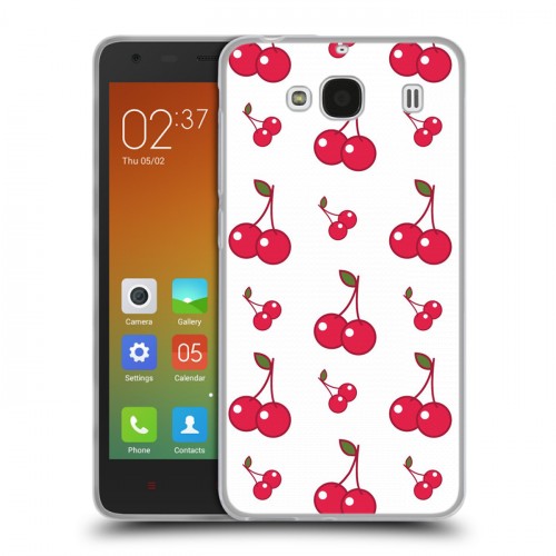 Дизайнерский пластиковый чехол для Xiaomi RedMi 2 Фруктово-арбузные узоры