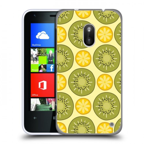 Дизайнерский пластиковый чехол для Nokia Lumia 620 Фруктово-арбузные узоры