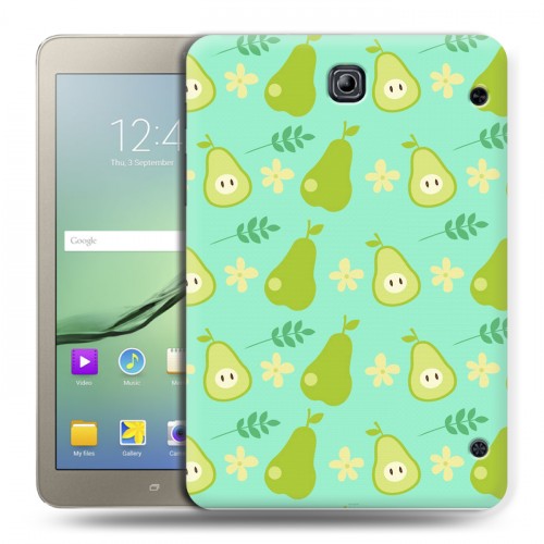Дизайнерский силиконовый чехол для Samsung Galaxy Tab S2 8.0 Фруктово-арбузные узоры