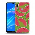 Дизайнерский пластиковый чехол для Huawei Y6 (2019) Фруктово-арбузные узоры