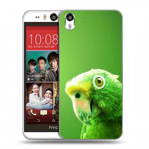 Дизайнерский силиконовый чехол для HTC Desire Eye Попугаи