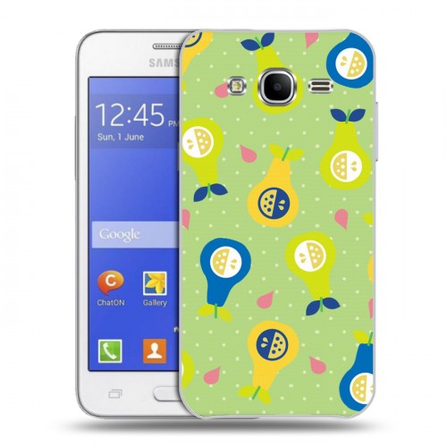 Дизайнерский пластиковый чехол для Samsung Galaxy J7 Фруктово-арбузные узоры