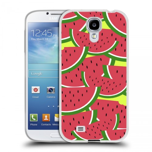 Дизайнерский пластиковый чехол для Samsung Galaxy S4 Фруктово-арбузные узоры