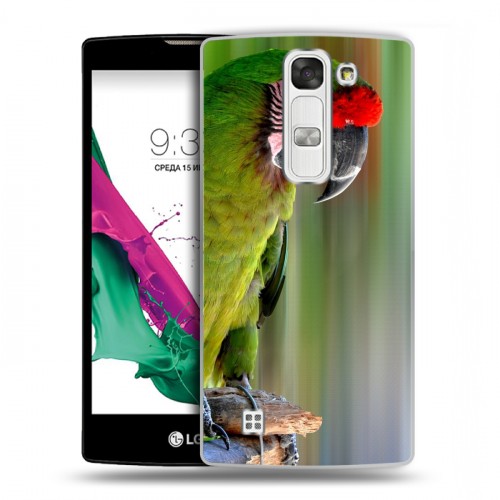 Дизайнерский пластиковый чехол для LG G4c Попугаи