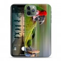 Дизайнерский пластиковый чехол для Iphone 11 Pro Max Попугаи