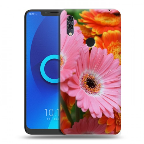 Дизайнерский силиконовый чехол для Alcatel 5V Герберы