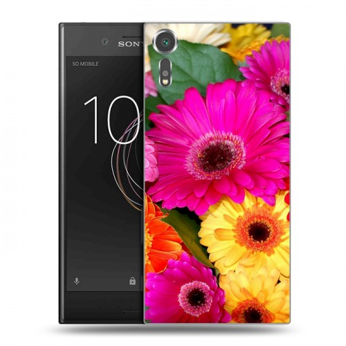 Дизайнерский пластиковый чехол для Sony Xperia XZs Герберы