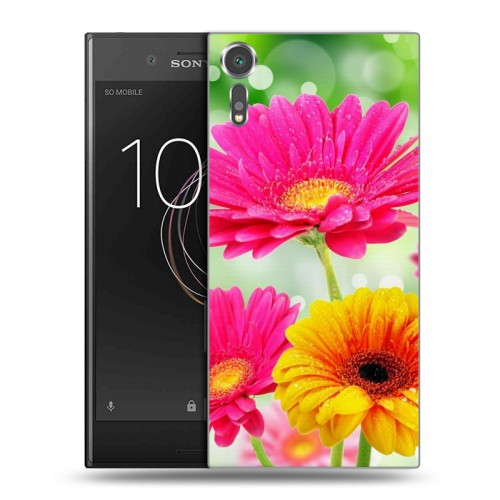 Дизайнерский пластиковый чехол для Sony Xperia XZs Герберы