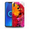 Дизайнерский силиконовый чехол для Alcatel 5V Герберы