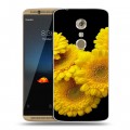 Дизайнерский пластиковый чехол для ZTE Axon 7 Герберы