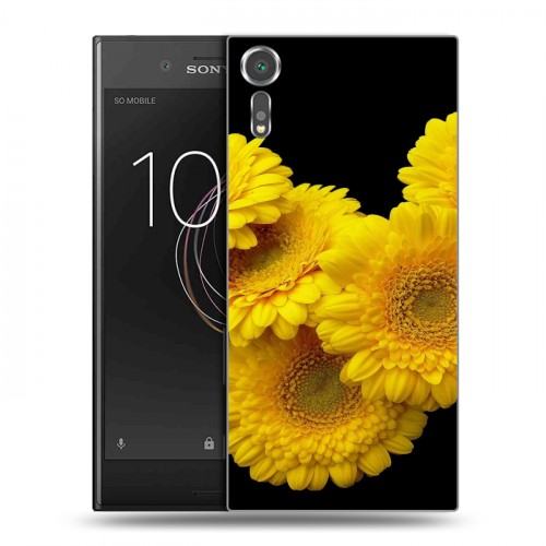 Дизайнерский пластиковый чехол для Sony Xperia XZs Герберы