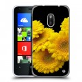 Дизайнерский пластиковый чехол для Nokia Lumia 620 Герберы