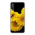 Дизайнерский силиконовый чехол для Huawei Y8p Герберы