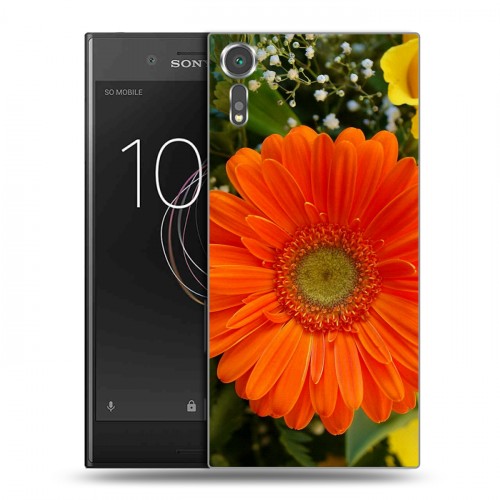 Дизайнерский пластиковый чехол для Sony Xperia XZs Герберы