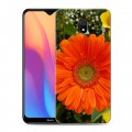 Дизайнерский силиконовый с усиленными углами чехол для Xiaomi RedMi 8A Герберы