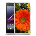 Дизайнерский пластиковый чехол для Sony Xperia Z Ultra  Герберы