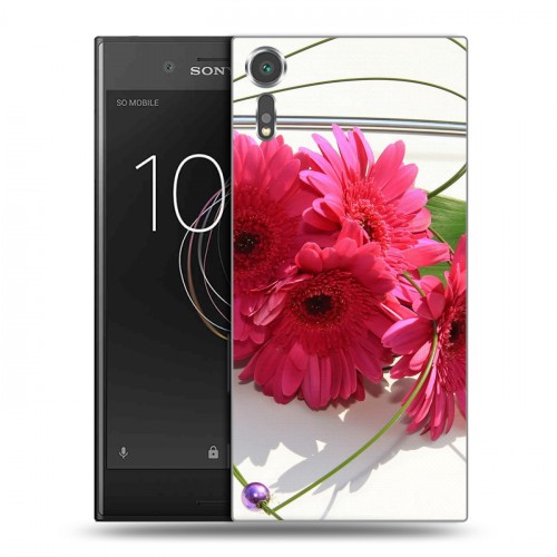 Дизайнерский пластиковый чехол для Sony Xperia XZs Герберы