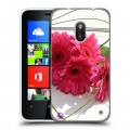 Дизайнерский пластиковый чехол для Nokia Lumia 620 Герберы