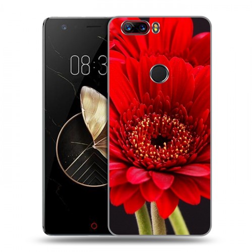 Дизайнерский пластиковый чехол для ZTE Nubia Z17 Герберы